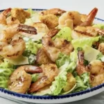 Classic Caesar Salad with Grilled Shrimp