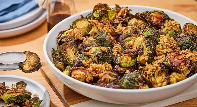 Crispy Brussels Sprouts (serves 4)