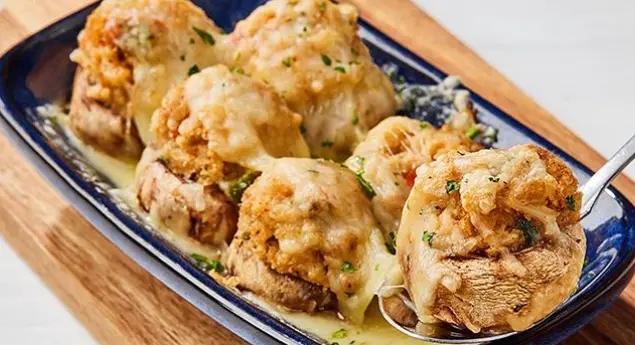 Seafood-Stuffed Mushrooms
