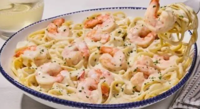 Shrimp Linguini Alfredo