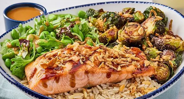 Sesame-Soy Salmon** Bowl